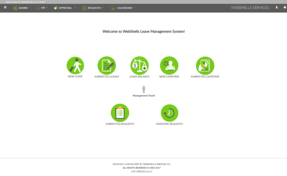 WebShells Leave Management System