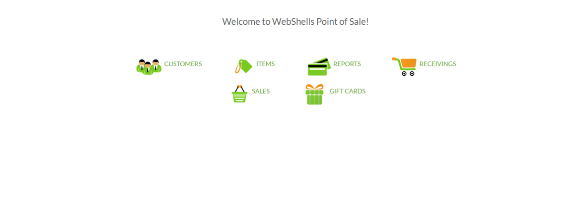 WebShells Point of Sale
